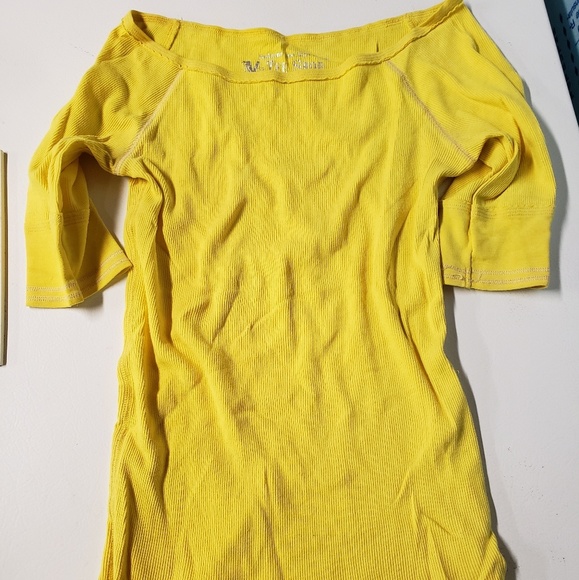 ⛵Boatneck Ribbed Tee - Picture 1 of 3